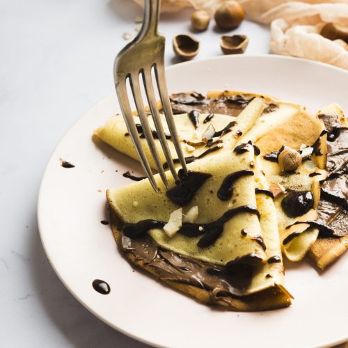 chocolate crepe